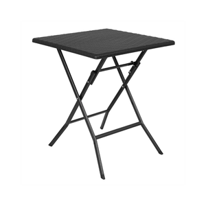 Bild von Bolero Quadratischer Klapptisch Schwarz 620mm - Ihr praktischer Begleiter