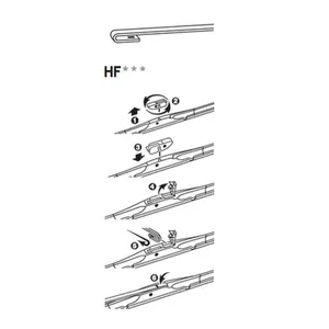 Bild von Trico Exact Fit Hybrid Beam Scheibenwischer 450MM - Optimale Sicht bei jedem Wetter