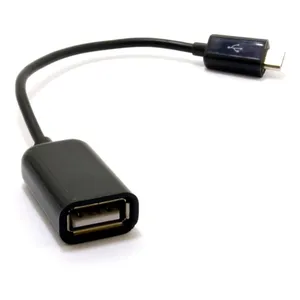 Bild von Kenable Female USB to Micro USB Cable Adapter Black (0.13 m)