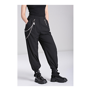 Bild von Hellbunny - Rebellion Black Hose in Schwarz