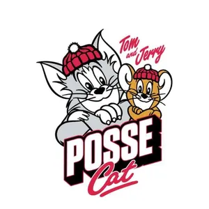 Bild von Tom & Jerry Posse Cat Pullover - Weiß - XXL