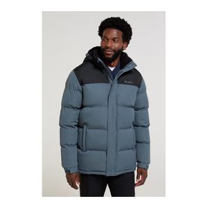 Bild von Link Wattierte Herrenjacke mit Borgfutter - Grau: Ihr neuer Begleiter