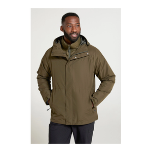 Bild von Alaskan Wasserdichte 3-in-1-Herrenjacke - Khaki