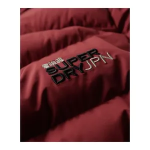 Bild von Superdry Herren Hooded Sports Puffer Jacket Anorak, Dahlia Netzwerk, Large