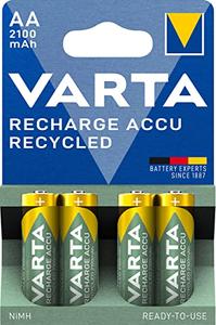 Bild von Recycled Mignon Akku AA 2100mAh Batterien – Nachhaltigkeit trifft Leistung