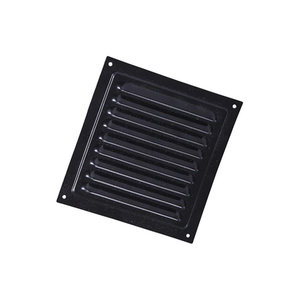 Bild von Duka Jalousie Grid 200x200 mm Schwarz Lackiertes Aluminium