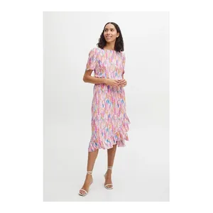 Bild von b.young BYMMJOELLA Long Frill SK - Damen Rock - Ibiza Blue Mix