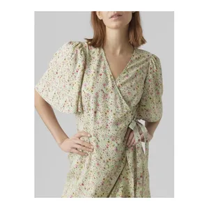 Bild von VERO MODA Female Kleid VMEMMA Henna 2/4 Long WRAP Dress WVN GA