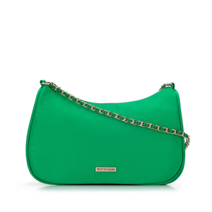 Bild von Wittchen Baguette-Tasche Aus Nylon Für Damen An Kette Grün