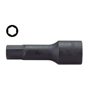 Bild von 6-Kant Einsatz HANS 1/2 Zoll 17 mm Lang (75mm)