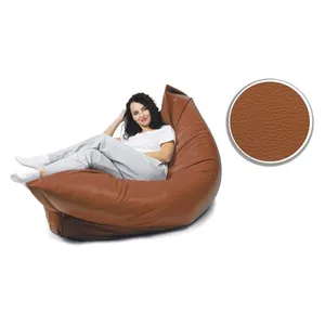 Bild von sunnypillow XL Sitzsack 100 x 150 cm – Kunstleder für Indoor & Outdoor