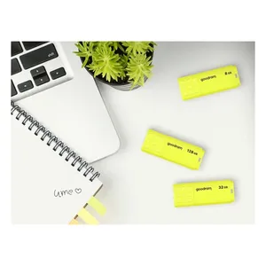 Bild von GOODRAM UME2 128GB USB Stick – Zuverlässiger Datenspeicher in gelb