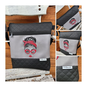 Bild von Stylische Land-Juwelen Umhängetasche für Rockabilly-Fans