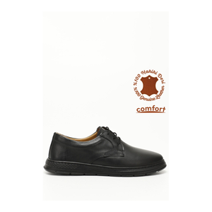 Bild von GÖNDERİ(R) Schwarze Schnürschuhe Aus Echtem Leder für Herren - 40