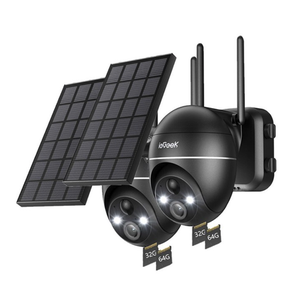 Bild von ieGeek Überwachungskamera 2 Stück – 2K 5MP Außenkamera mit Solarbetrieb