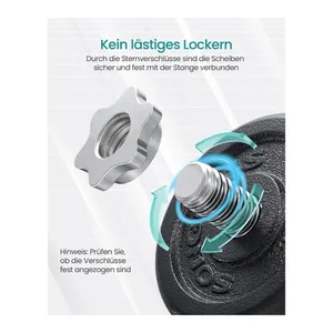 Bild von SONGMICS Hanteln - 2er-Set verstellbare Kurzhanteln, 30 kg