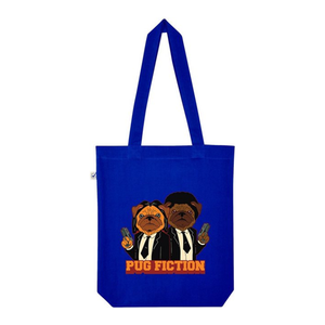 Bild von Witzige Youth Designz Tragetasche Pug Fiction Jutebeutel