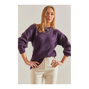 Bild von Elegantes Bianco Lucci Rollkragen-Strickkleid für Damen