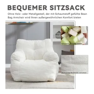 Bild von BlingBin Sitzsack Memory Schaumstoff-Sitzsack Sessel Beanbag