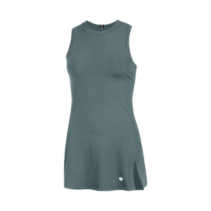 Bild von Ace Rib Kleid Damen - Dunkelgrün
