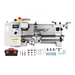 Bild von VEVOR Drehmaschine 210x350mm – Die kompakte Mini-Drehbank für Metallbearbeitung