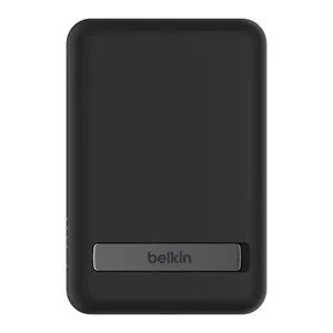 Bild von Belkin BoostCharge Magnetische kabellose Powerbank 5K mit Ständer – Violett
