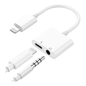 Bild von JTI Splitter - 1x Lightning und 1x 3,5 mm Aux Adapter