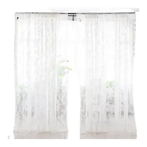 Bild von Blusmart Florale Gardine – Halbtransparente Vorhänge für jedes Zuhause