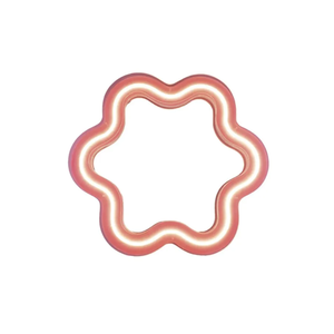 Bild von Eleganter SUPERCURVE MIRROR FLOWER mit integrierter Beleuchtung