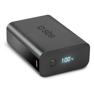 Bild von SBS Powerbank 20.000 mAh Power Delivery 20W mit LCD-Display schwarz
