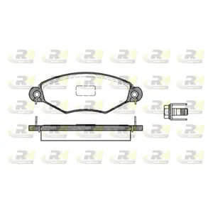 Bild von Roadhouse 2643.10-Set Bremsbeläge für Scheibenbremsen
