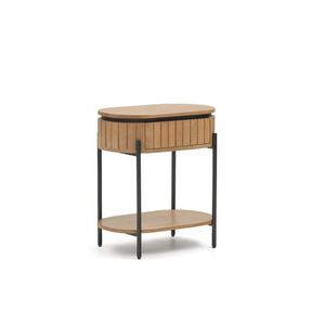 Bild von Natur24 Nachttisch Licia – Eleganz aus Mangoholz