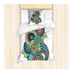 Bild von ABAKUHAUS Blatt Bettbezug Set – Komfort trifft Stil