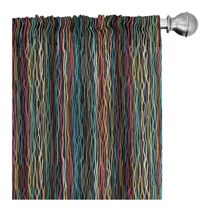 Bild von ABAKUHAUS Abstrakt Vorhänge 2 Stück 75 cm x 175 cm