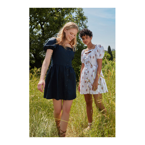 Bild von Trendyol Collection Marineblaues, Detailliertes Webkleid Mit Kragen für Damen - 36