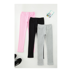 Bild von TRENDYOLKIDS Schwarz-rosa-graue Strickstrumpfhose - für Damen - 5–6 Jahre