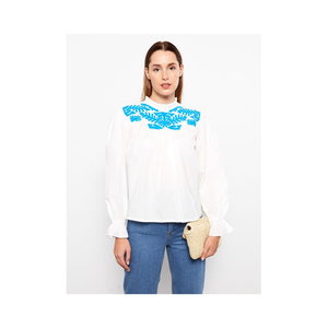 Bild von LC Waikiki Langärmlige Oversize-Bluse für Damen
