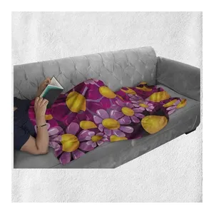 Bild von Gemütliche Plüschdecke von ABAKUHAUS für Innen- und Außenbereich