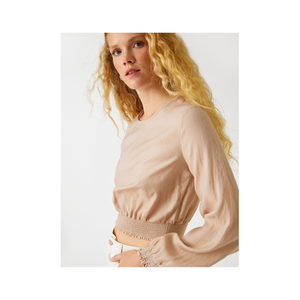 Bild von Koton Crop-bluse Mit Elastischem Detail für Damen - 46