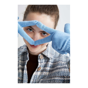 Bild von DeFacto Strickhandschuhe für Damen – U9066az22wn in Blau