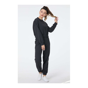Bild von TOFİSA Schwarzes Trainingsanzug-Set für Damen