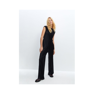 Bild von LC Waikiki Lcw – Strukturierte Hose Mit Elastischem Bund für Damen - L