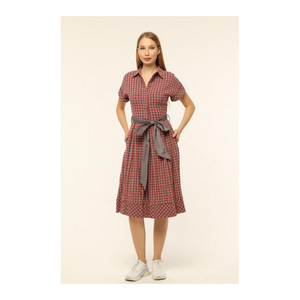 Bild von HomeStore Minikleid – Modernes kariertes Kleid für Damen