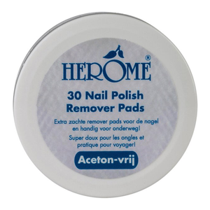 Bild von Herôme Caring Nail Polish Remover Pads – Ideal für die Nagelpflege unterwegs