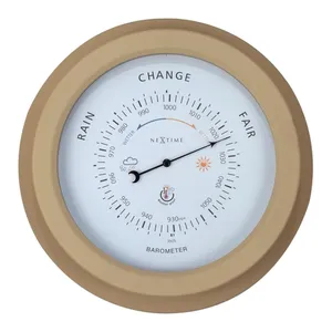 Bild von NeXtime Barometer Orchid Ø 22 cm – Stilvolle Wetterstation für den Garten