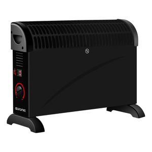 Bild von Auronic Elektrokonvektor - 750/1250/2000 Watt - Einstellbarer Thermostat - Schwarz