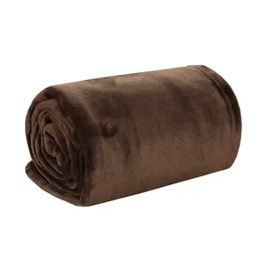 Bild von vidaXL Decke Kakaobraun 130x170 cm Polyester
