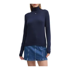 Bild von Tommy Jeans Curve Rollkragenpullover TJW ESSENTIAL TRTLNK SWEATER EXT - Schwarz, XL