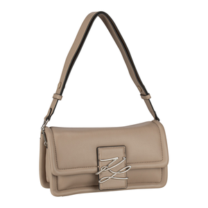 Bild von Karl Lagerfeld Autograph Schultertasche in Beige