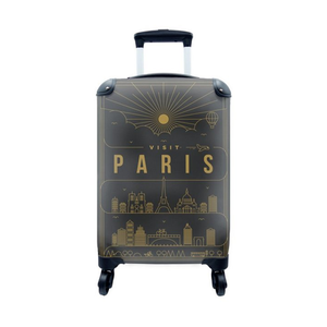 Bild von MuchoWow Handgepäckkoffer Stadtbild Paris